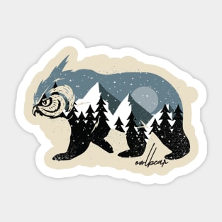 Natural Owlbear Sticker